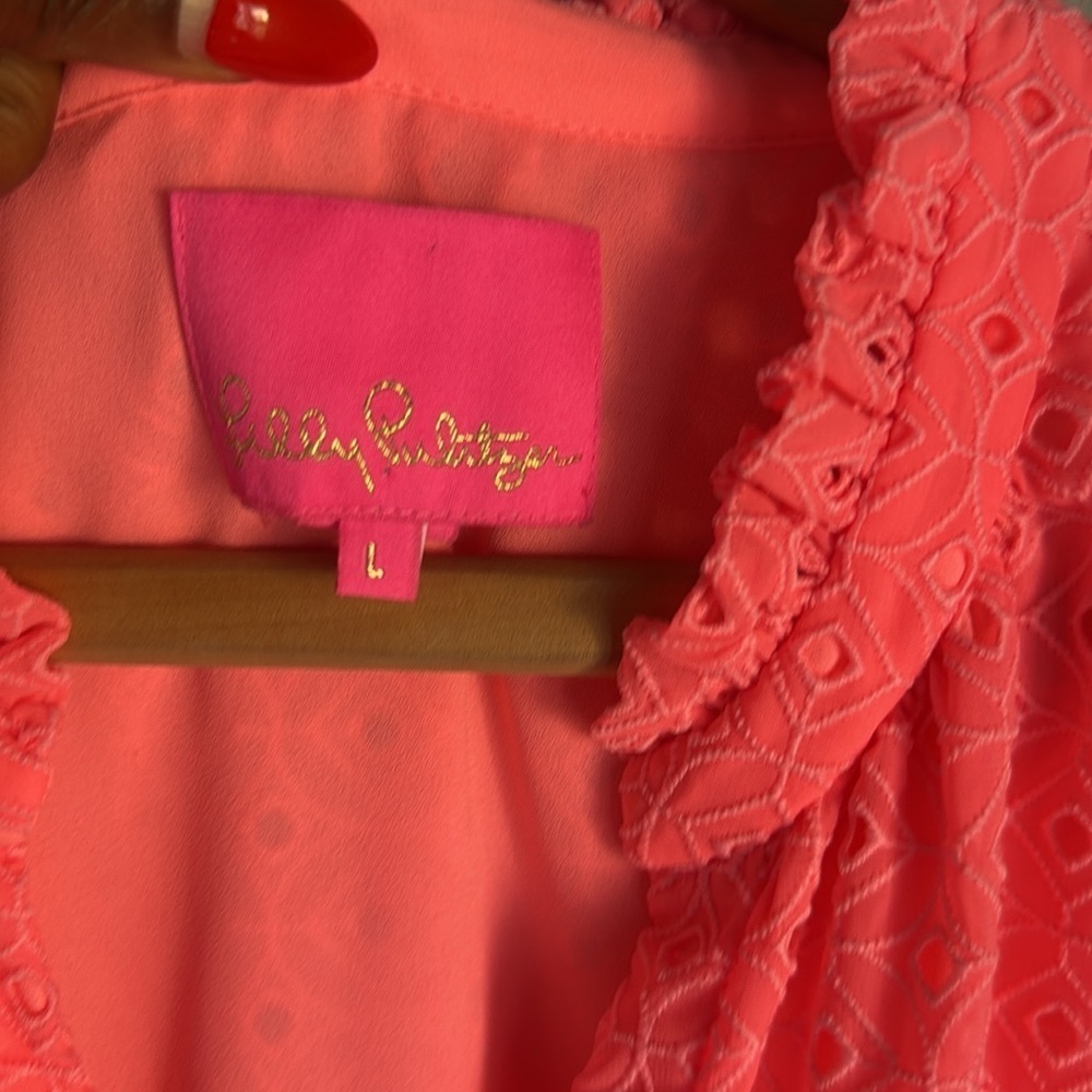 Lilly Pulitzer Novella Dress Large - Picture 5 of 12